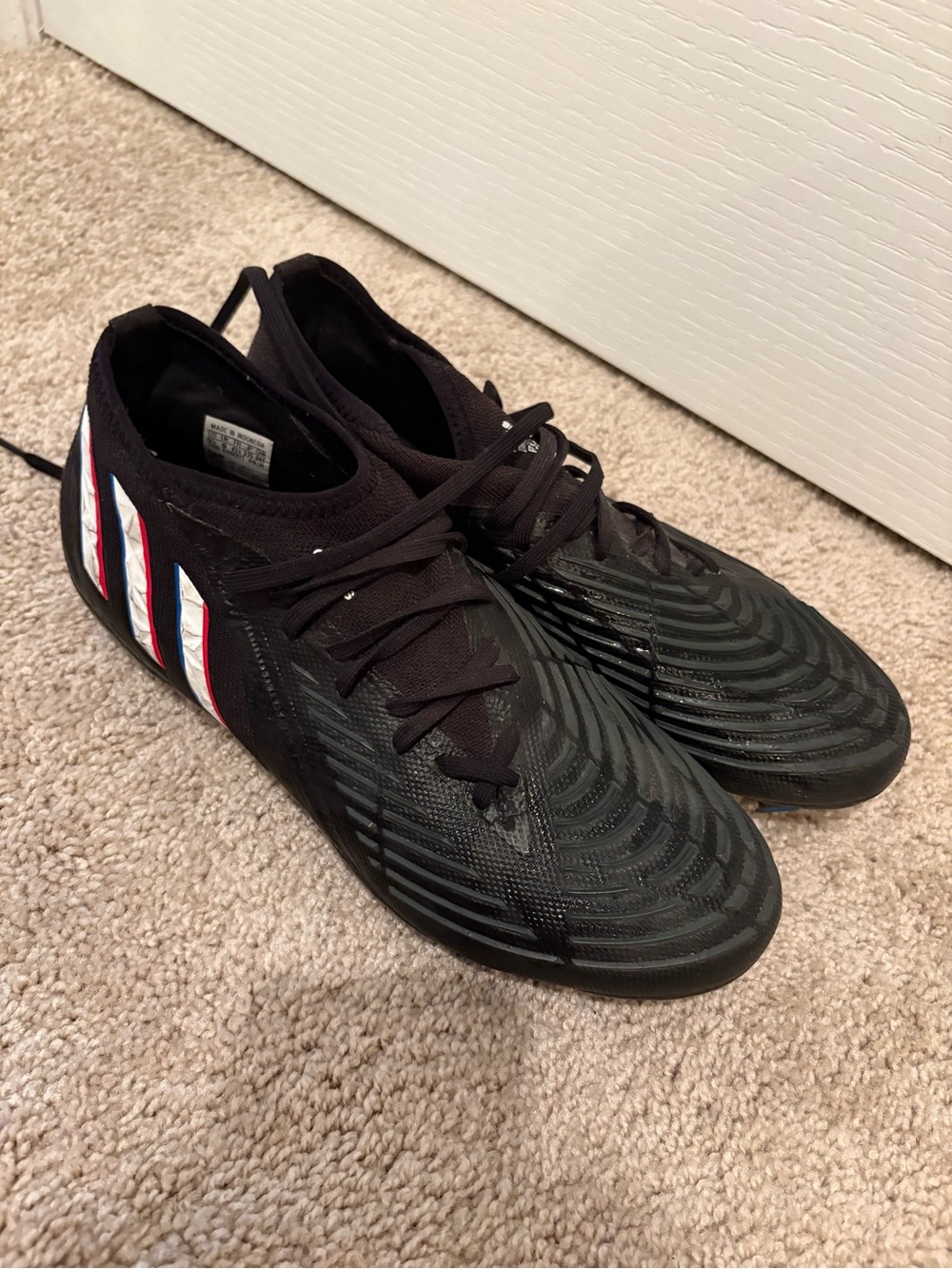 adidas Men’s Black Soccer Cleats